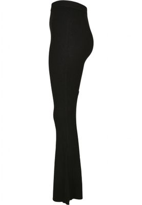 Ladies Rib Knit Bootcut Leggings