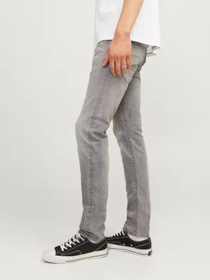 Slim fit jeans GLENN fox för herr – grey denim