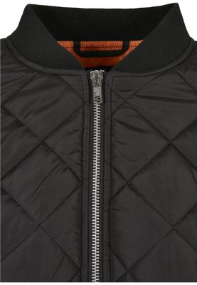Oversize quiltad bomberjacka dam