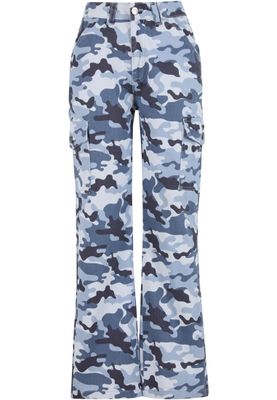 Byxor med kamouflage mönster – blue camo