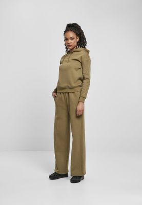 Straight and at soft ice trousers with press crease lady
