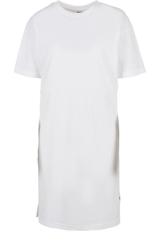 T-shirt kjole med slids
