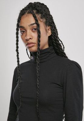 Poloshirt med puffearm