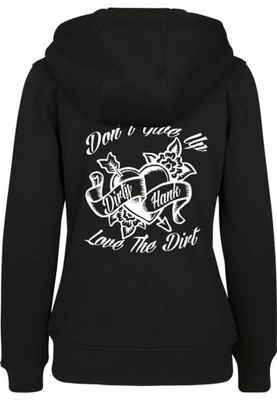 Don´t give up damhoodie