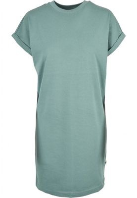 Cotton dress with short sleeves