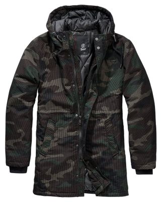 Netpattern camo parka