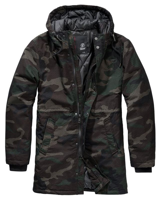Netpattern camo parka