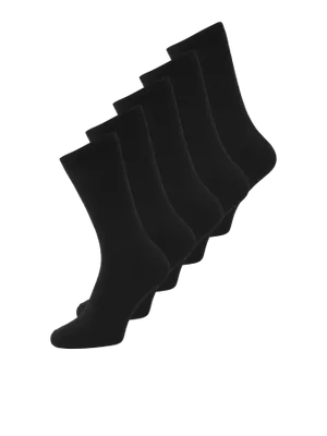 JACBASIC Svarta Tennissockor – 5-pack för Herr