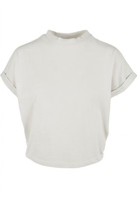 Kort t-shirt til kvinder med sænket arm