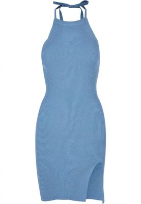 Ladies Rib Knit Neckholder Dress