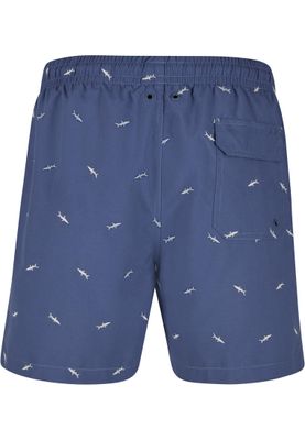 Embroidery Swim Shorts Vintage Blue/Frost Mint