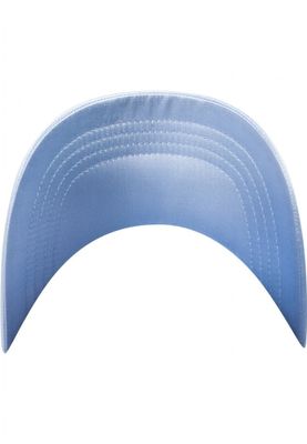Low profile cap in satin fabric