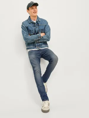 Slim fit jeans GLENN icon för herr – blue denim