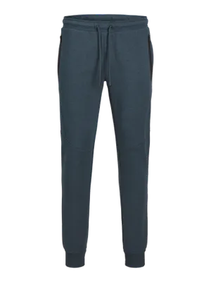 Mörkblå slim fit joggingbyxa