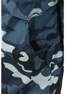 Camo Pull Over Windbreaker