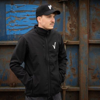 Softshell Beveiliging V-logo sikkerhedsjakke