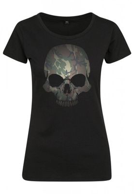 Camo skull T-shirt ladies