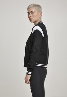 Black and white college jacket ladies