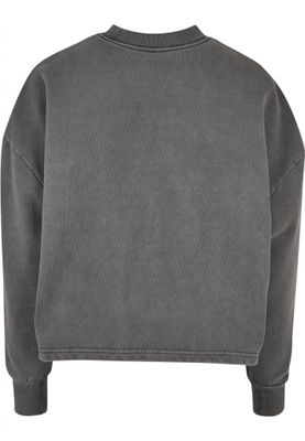 Ladies Heavy Terry Garment Dye Crewneck