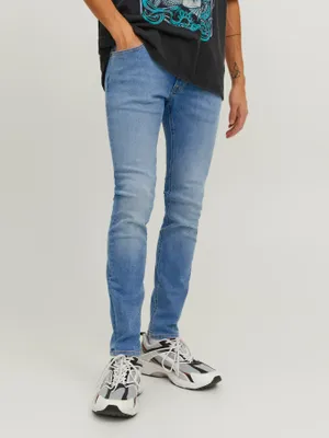 Skinny fit jeans ljusblå her - LIAM