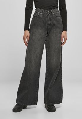Ladies Wide Leg Denim Pants