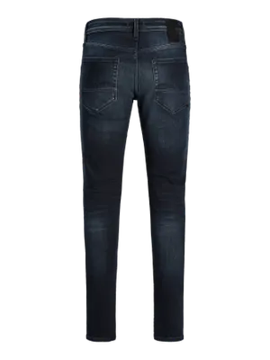 Mörka super stretch slim fit jeans - GLENN