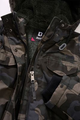 Marsh Lake Teddy Parka Darkcamo - Ladies