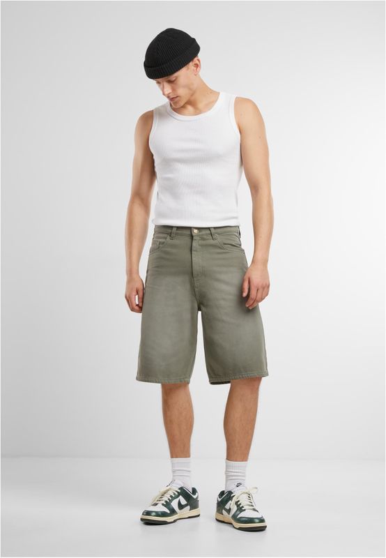 90-tals jeansshorts med oversize passform