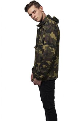 Camo Pull Over Windbreaker