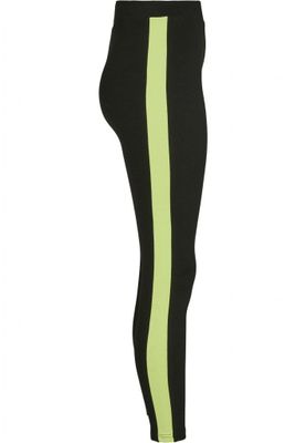 Leggings with a neon edge dam
