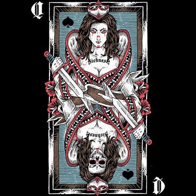 Queen of spades ziphoodie