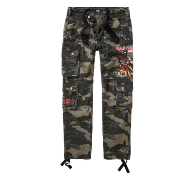 The Number of the Beast, logotyp röd Iron Maiden Number of the Beast Camouflage Byxor – Dark Camo