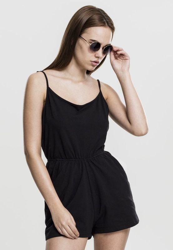 Jumpsuit med smalle skulderstropper
