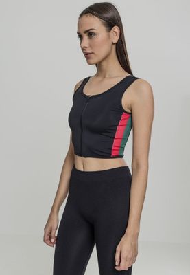 Sport top with zipper ladies