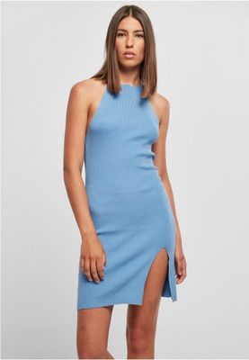 Ladies Rib Knit Neckholder Dress