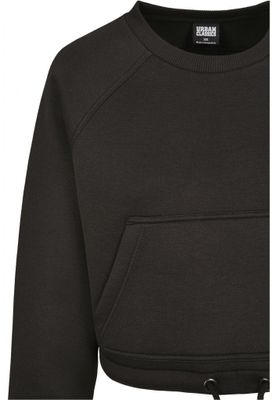 Oversized short raglan shirt