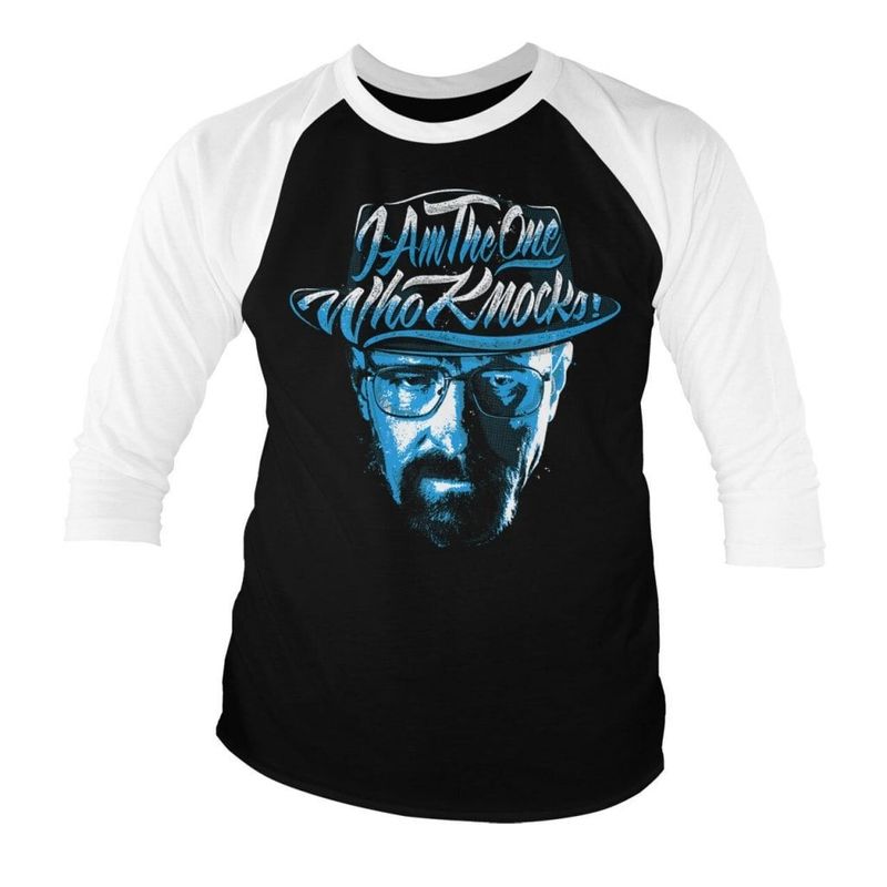 I Am The One Who Knocks Baseball 3/4 Sleeve Tee