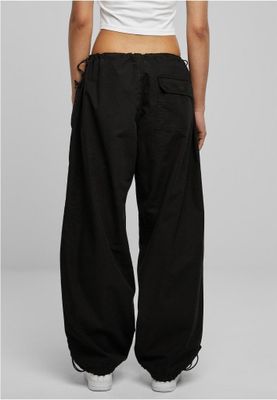 Parachute pants, also known as parachute trousers, are a type of pants that were popular in the 1980s. They are characterized by