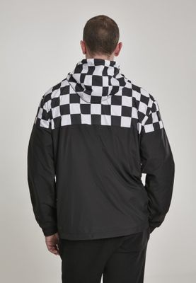 Checkered pull over jacket