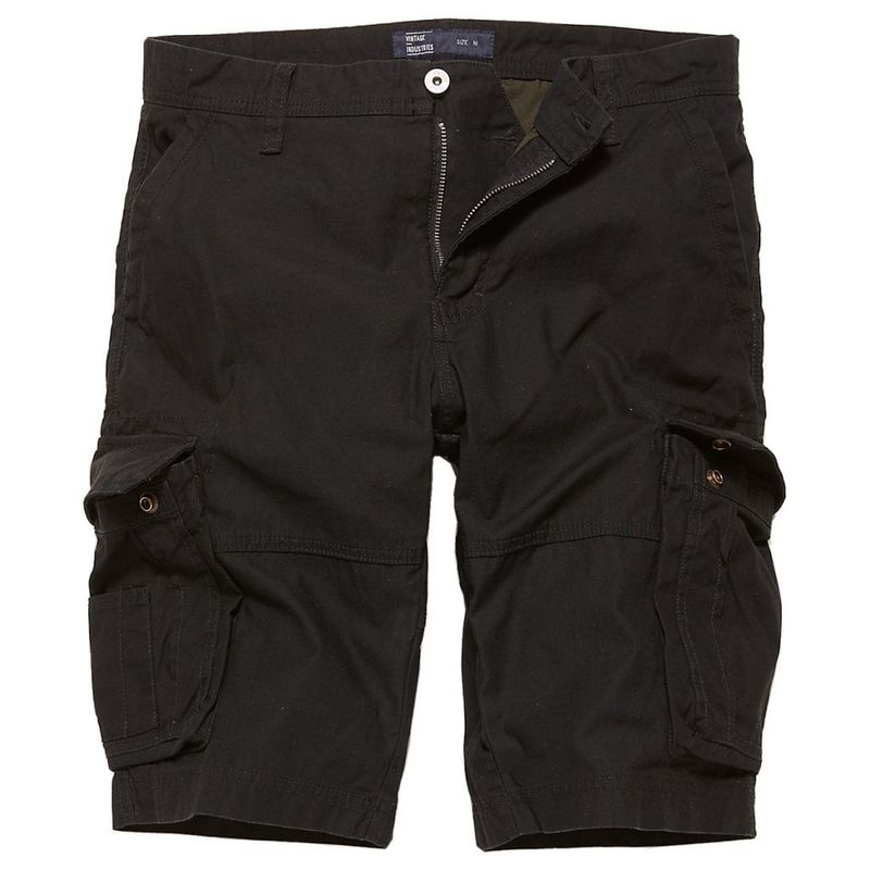 Cargo shorts i bomuldsstof