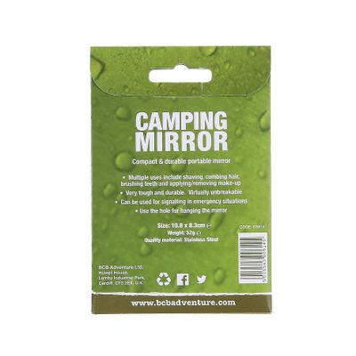 S/S camping mirror