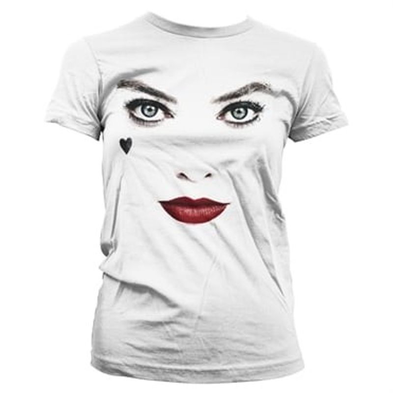Harley Quinn Face-Up girly T-shirt