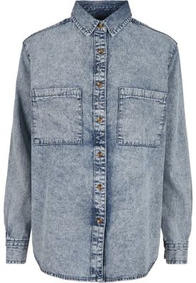 Denim shirt in oversize women