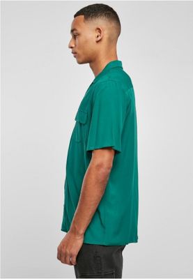 Short -sleeved shirt men's viscose