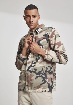 Camo Cotton Coach Jacket