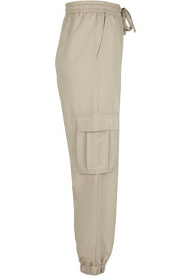 Cargo pants in viscose pond