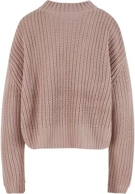 Ladies Wide Basic Oversized Sweater