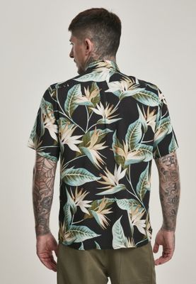 Floral short-sleeved shirt