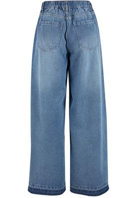 Byxor för dam regular – mid deep blue washed