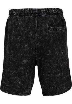 Washed Piped Shorts Shorts – svart